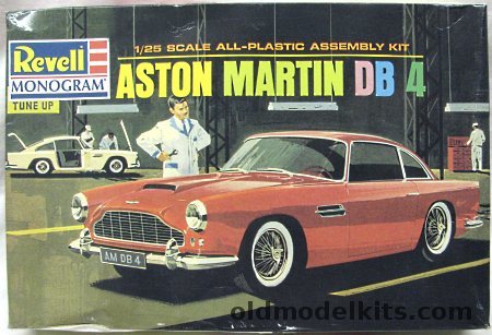 Monogram 1/25 Aston Martin DB-4 (ex-Aurora), 562 plastic model kit